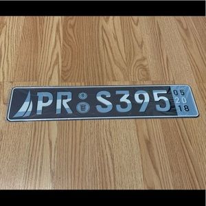 Tablillas de autos or plates